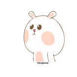 😛 rabbit, bunny, cute, animal telegram sticker
