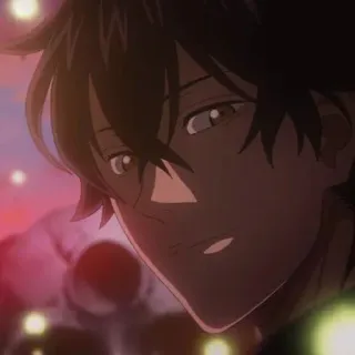 🥑 Anime, Personagem, Retrato, Homem, Rosto, Animação telegram sticker