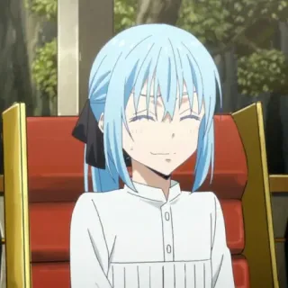 🦕 Rimuru Tempest That Time I Got Reincarnated as a Slime Anime, Charakter, Süß, Rimuru, Tempest whatsapp sticker