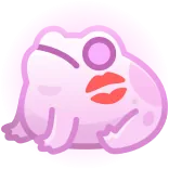 Kissed Frog telegram emojis 🐸