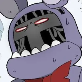 🌟 Bonnie Five Nights at Freddy's Bonnie, Five Nights at Freddy's, Animatronique, Horreur, Jeu vidéo whatsapp sticker