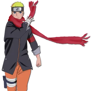 🙂 Naruto Uzumaki Naruto アニメ, 忍者, キャラクター, マフラー, うずまき telegram sticker