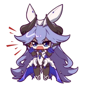 🤬 anime, cartoon, sticker, chibi, character telegram sticker