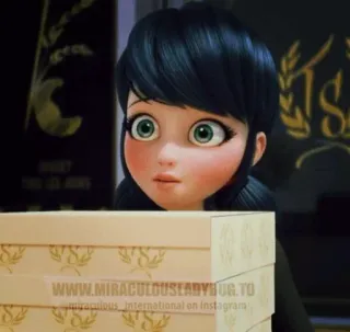 ☺️ Marinette Dupain-Cheng Miraculous: Tales of Ladybug & Cat Noir WWW.MIRACULOUSLADYBUG.TO cartoon, anime, tv show, ladybug, marinette, miraculous ladybug whatsapp sticker