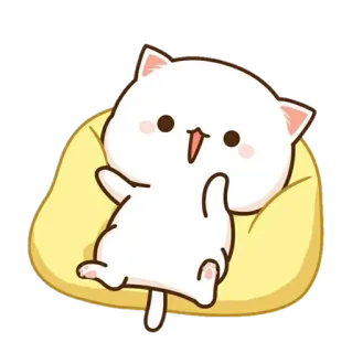 😄 кот, милый, эмодзи, мультфильм, смешной, стикер telegram sticker