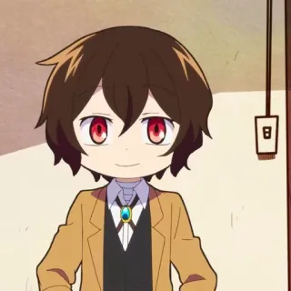 ☕️ Osamu Dazai Bungo Stray Dogs Аниме, Манга, Bungo Stray Dogs, Осаму Дазай, Персонаж telegram sticker