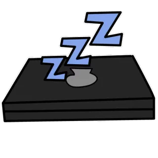 😴 ZZZ сон, zzz, усталый, дремать, мультфильм, сон whatsapp sticker