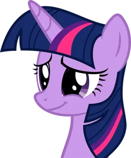 ☺️ Twilight Sparkle My Little Pony Pony, Cartoon, Niedlich, Twilight Sparkle, My Little Pony, Lila telegram sticker