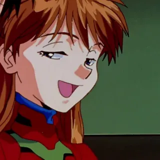 😏 Asuka Langley Soryu Neon Genesis Evangelion anime, evangelion, asukalangley telegram sticker