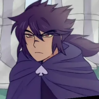 ♠️ Anime, Capa, Pica, Fantasía telegram sticker