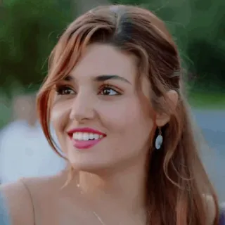 🌚 mujer, retrato, cara, sonrisa, belleza whatsapp sticker