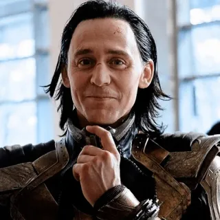 😋 Loki Thor loki, marvel, villain, tom hiddleston, thor, god of mischief telegram sticker