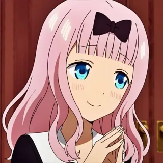 🌟 Chika Fujiwara Kaguya-sama: Love Is War anime, chika, fujiwara, kaguya-sama, love is war, kawaii telegram sticker