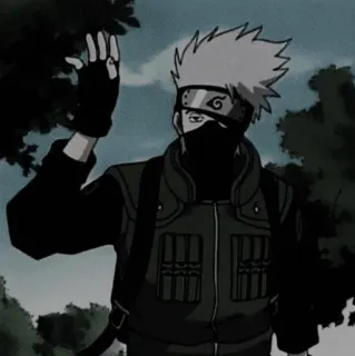 ✋ Kakashi Naruto Kakashi, Naruto, Anime, Ninja, Mangá telegram sticker