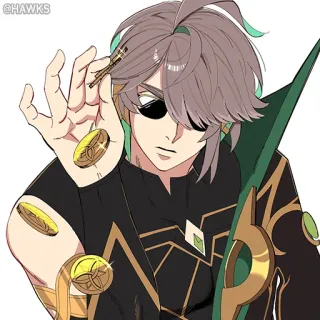 💠 อนิเมะ, ตัวละคร, ภาพประกอบ, ชาย, ดิจิทัลอาร์ต telegram sticker