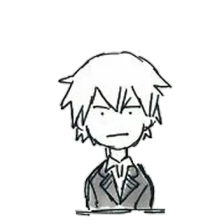 😐 Anime, Personaggio, Manga, Disegno whatsapp sticker