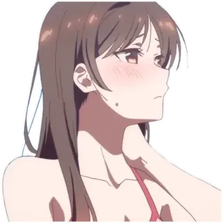 👼 Anime, Chica, Dibujo animado, Manga, Ilustración, Linda, Sexy telegram sticker