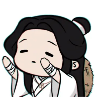 🔪 Аниме, Манга, Персонаж, Чиби, Милый whatsapp sticker