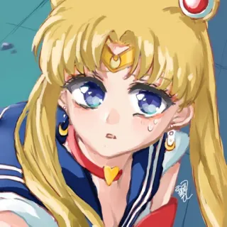 🌕 Sailor Moon Anime, Manga, Magical Girl, Dessin animé, Fanart, Personnage, Sailor Senshi telegram sticker