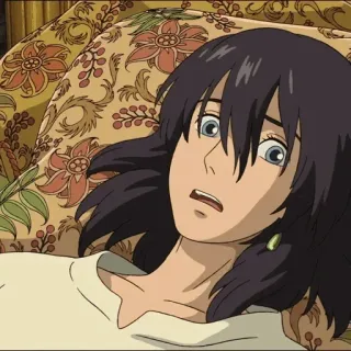 ⚜ Howl Howl's Moving Castle Anime, Película, Studio Ghibli, Animación telegram sticker