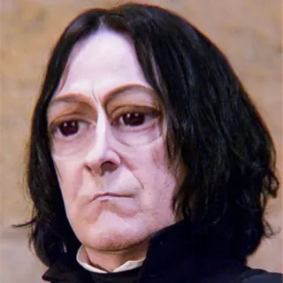 🌱 Severus Snape Harry Potter severus snape, harry potter, alan rickman, professor snape, wizard, character telegram sticker