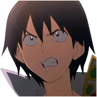 😠 anime, angry, character, scared, sword telegram sticker