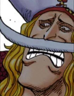 😖 Whitebeard One Piece Anime, Pirat, One Piece, Whitebeard, Charakter, Cartoon telegram sticker