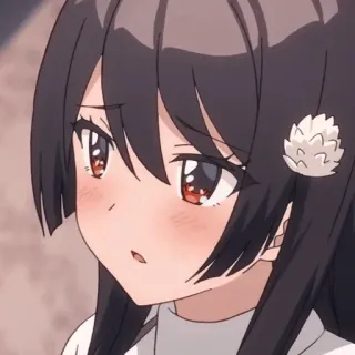 🥺 Anime, Cô gái, Dễ thương, Chân dung, Tiếng Nhật, Hoạt hình, Nhân vật, Phụ nữ telegram sticker