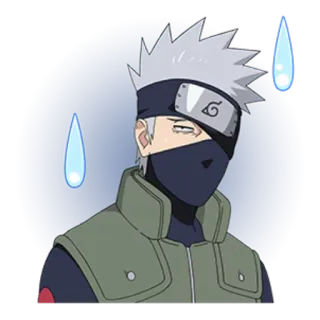 😓 Kakashi Hatake Naruto Аниме, Манга, Какаши, Наруто, Персонаж, Ниндзя telegram sticker
