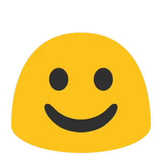 ☺️ Emoji, Uśmiech, Żółty, Szczęśliwy, Twarz, Uśmiech telegram sticker