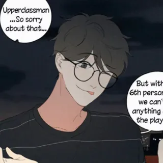 🦋 Upperclassman
...So sorry
about that....
But with
6th person
we can'
anything
the play telegram sticker
