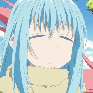 💎 Rimuru Tempest That Time I Got Reincarnated as a Slime Anime, Rimuru Tempest, Vita da slime, Chibi, Isekai telegram sticker