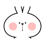 😮 coelho, fofo, animal, adesivo whatsapp sticker