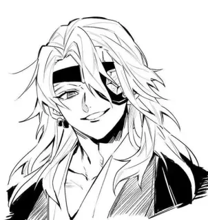 ⛓ Tengen Uzui Demon Slayer Anime, Manga, Personnage, Tengen Uzui, Demon Slayer whatsapp sticker