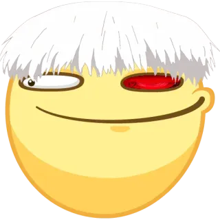 😏 Ken Kaneki Tokyo Ghoul Anime, Mangá, Tokyo Ghoul, Ken Kaneki, Personagem telegram sticker