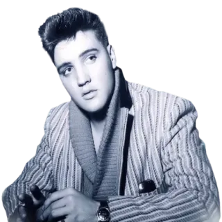 😒 Elvis Presley Elvis, Âm nhạc, Ca sĩ, Rock and Roll, Người nổi tiếng, Đàn ông telegram sticker
