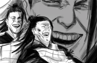 😂 Suguru Geto Jujutsu Kaisen Suguru Geto, Jujutsu Kaisen, Anime, Manga, Rire, Méchant telegram sticker