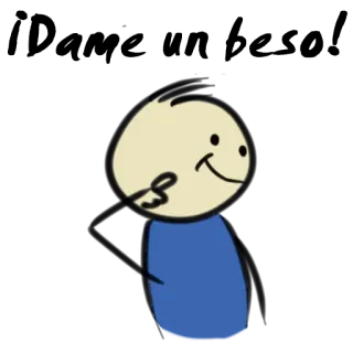 💋 boneco palito, desenho animado, dedo do meio, gesto ofensivo telegram sticker