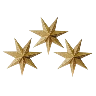 🌟 stars, decoration, golden, ornament, celestial, geometric whatsapp sticker