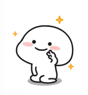 ✨ lindo, personaje, brillo, kawaii, emoji whatsapp sticker