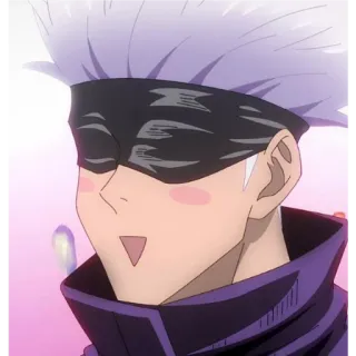 🙂 Gojo Satoru Jujutsu Kaisen Anime, Personnage, Gojo, Gojo Satoru, Jujutsu Kaisen, Bandage yeux telegram sticker