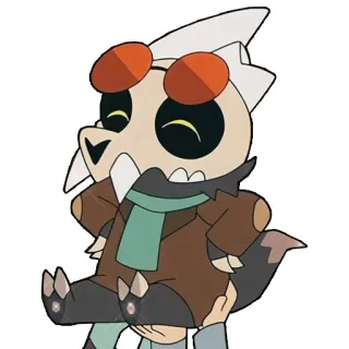 😁 King Clawthorne The Owl House Kartun, Karakter, Animasi, Fantasi, The Owl House telegram sticker