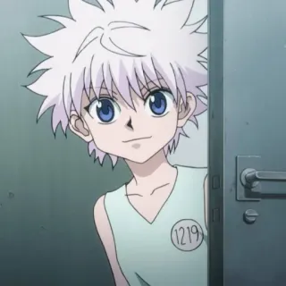 ⚡️ Killua Zoldyck Hunter x Hunter 1219 Аниме, Персонаж, Киллуа, Киллуа Золдик, Hunter x Hunter telegram sticker