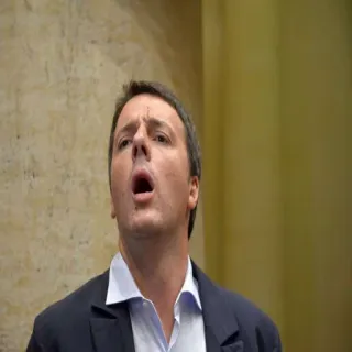 😯 Matteo Renzi politico, politica, governo, Italia, italiano telegram sticker