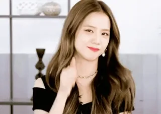 👍 Jisoo K-POP, 歌手, 女性, 人, 有名人, ジス, BLACKPINK whatsapp sticker
