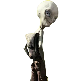 👋 Alien, Extraterrestre, Gris (Alien), Área 51 telegram sticker