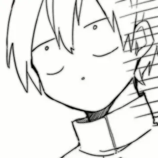 🗞 Anime, Mangá, Expressão, Desenho animado, Personagem, Esboço telegram sticker