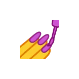 💅 nails, manicure, beauty, nail polish telegram sticker