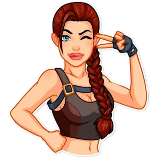 Atrina by @fStikBot whatsapp stickers