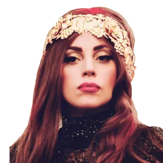 👸 Lady Gaga Lady Gaga, cantante, estrella del pop, celebridad, música, retrato, mujer telegram sticker